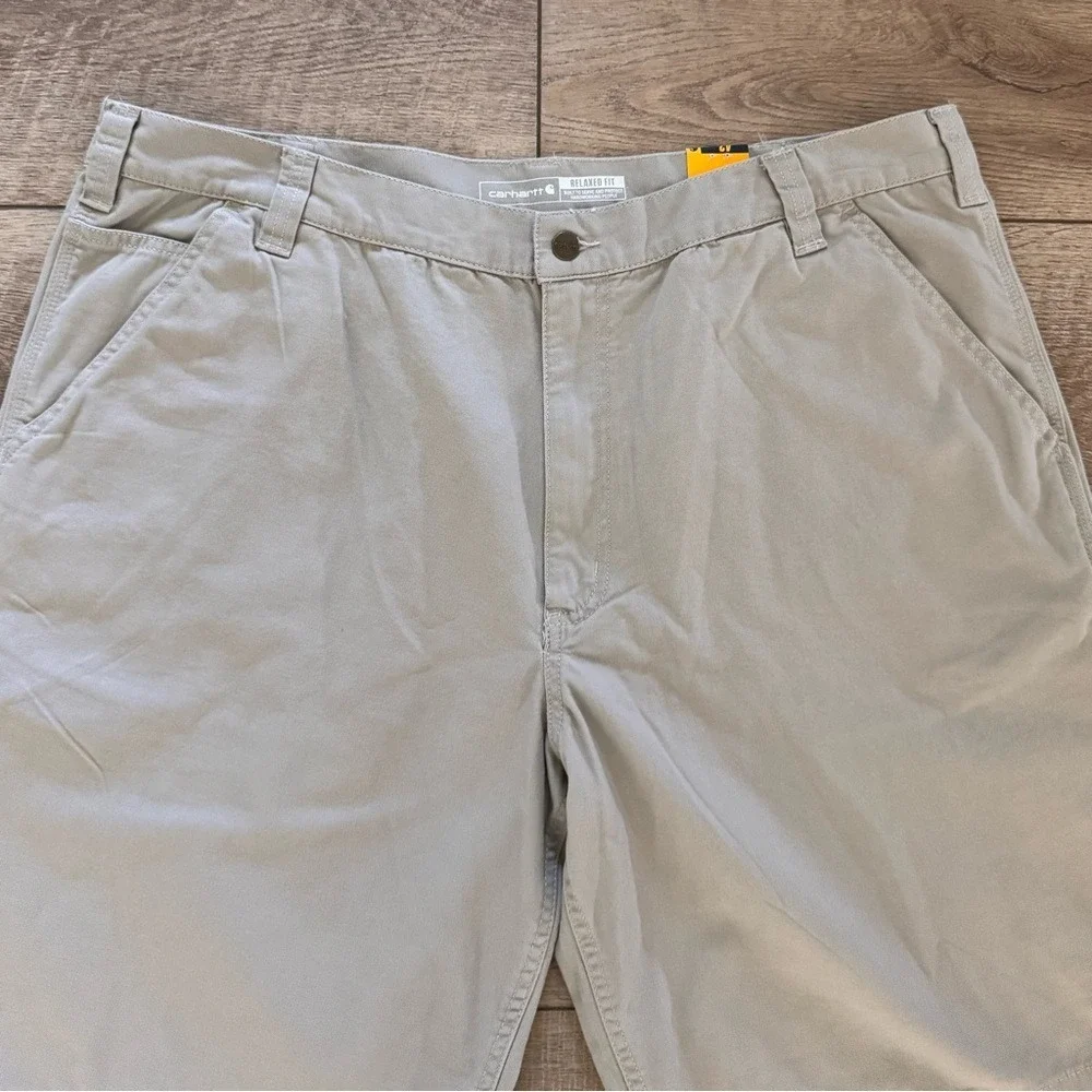 New Carhartt Rugged Flex Relaxed Fit Canvas‎ Utility Work Shorts 42 Gorpcore